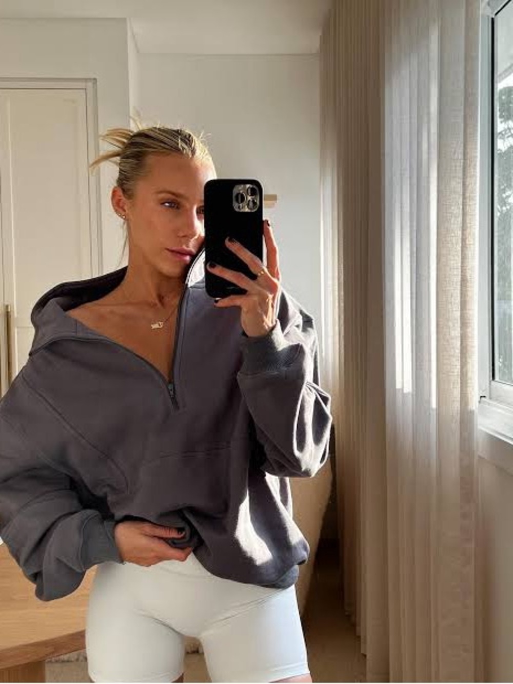 Sarah’s Day x White Fox Active Chloe Zip Front Sweater